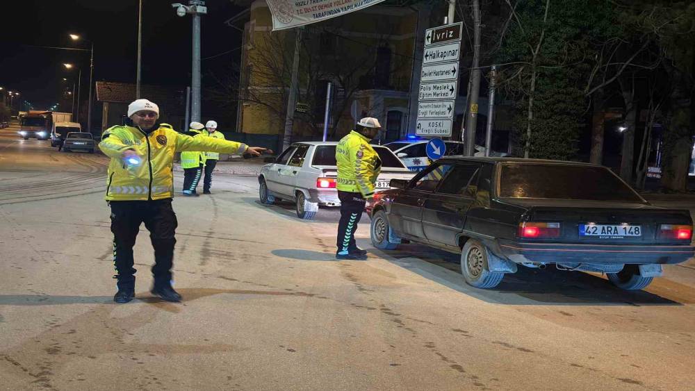 Ereğli’de yılbaşında polisten sıkı denetim
