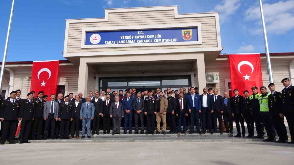 Yenilenen Saray Jandarma Karakolu törenle hizmete açıldı
