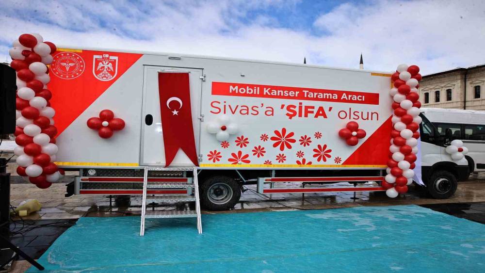 Sivas’ta Mobil Kanser Tarama Aracı hizmete girdi
