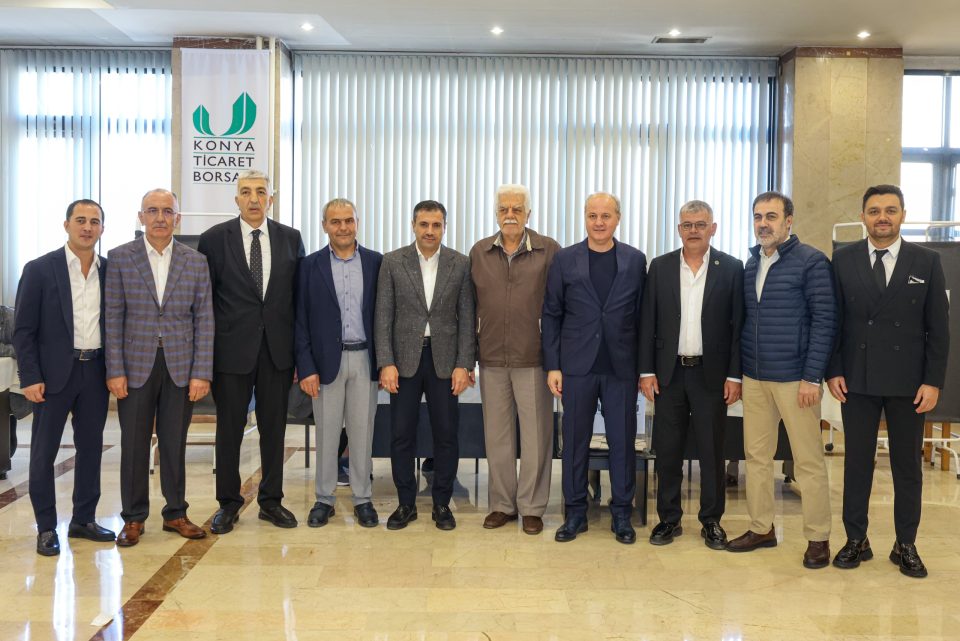 Konya Ticaret Borsası seçimlerin Hüseyin Çevik'e başarılar diledik