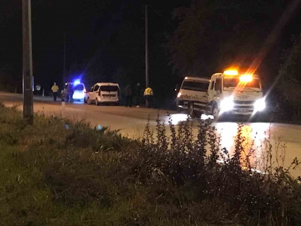 Ereğli’de otomobil şarampole düştü: 1 yaralı