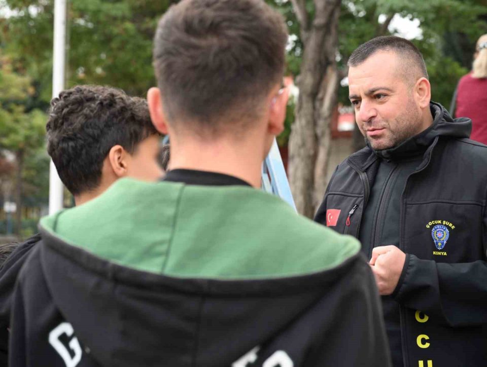 Konya’da okul çevrelerinde sıkı denetim: 25 bin 528 kişi sorgulandı