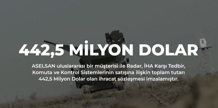 ASELSAN’dan 442,5 milyon dolarlık ihracat sözleşmesi
