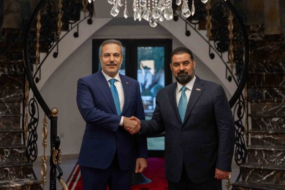 Bakan Fidan, Irak Temsilciler Meclisi Başkanı Halbusi ile görüştü