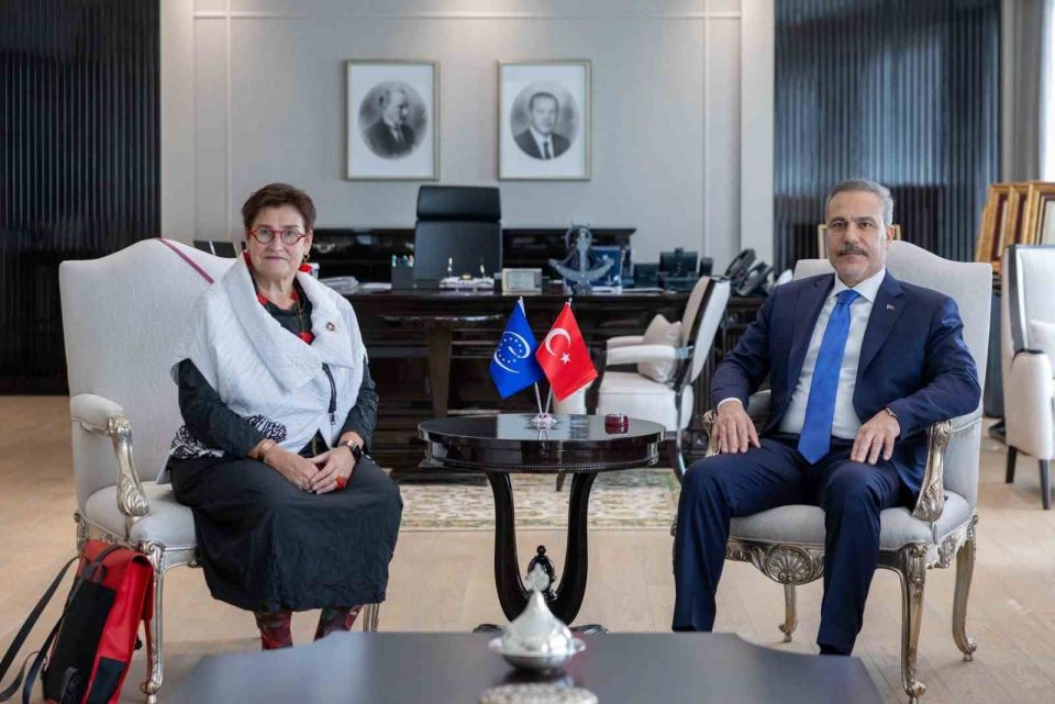 Bakan Fidan, Avrupa Konseyi Meclis Başkanı Bayr’ı kabul etti
