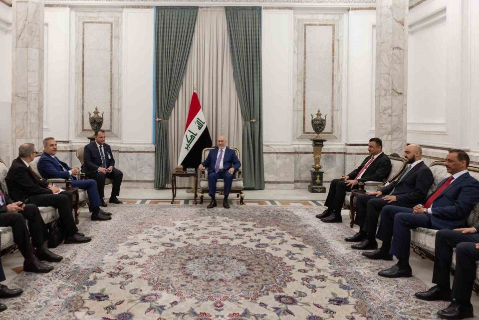 Bakan Fidan, Irak Cumhurbaşkanı Amedi tarafından kabul edildi